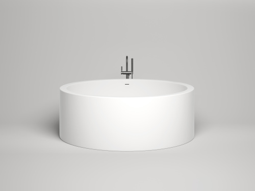 Ванна из литьевго мрамора Salini ISOLA 101111MF 200х200 отдельностоящая круглая - фото 2